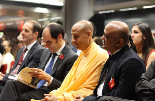 Radhanath Swami at HSBC Head Quarter