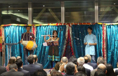 Radhanath Swami at HSBC Head Quarter