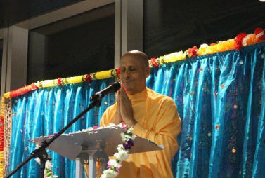 Radhanath Swami at HSBC Head Quarter